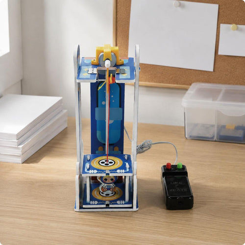 Science Experiment Elevator Interactive Assembly DIY Elevator Educational for Students, Classroom