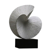 Tabletop Sculpture Minimalist Sculpture with Base Matte Figurine for Living Room, Entryway