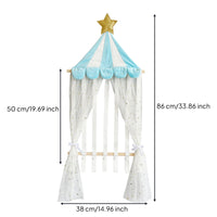 Wall Hanging Organizer with Loops Decorative Hair Bow Holder Sturdy for Girls