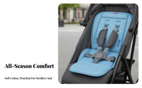 All-Season Use Baby Stroller Cushion Soft and Comfortable Baby Stroller Seat Liner Easy to Wash for Infants, Toddlers, High Chair