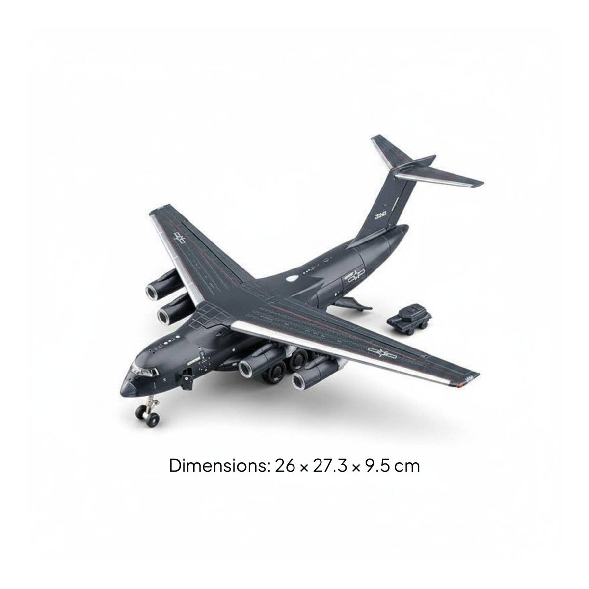 Collectible Transport Plane Die-Cast Metal Transport Plane Model Detailed Model for Collectors, Gift