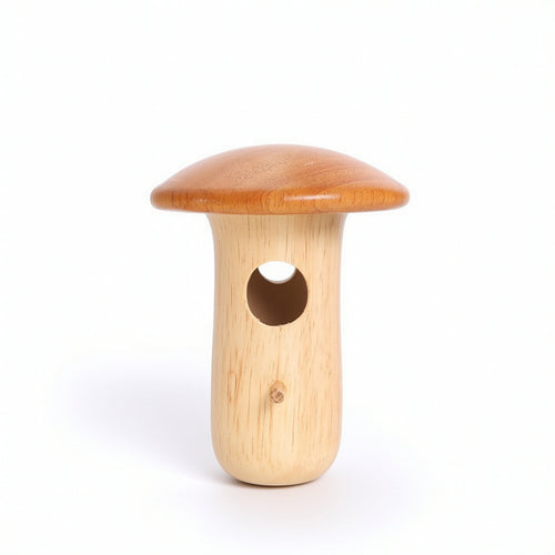 Toadstool Birdhouse Rustic Hanging Bird Feeder with Cord Outdoor for Gardeners