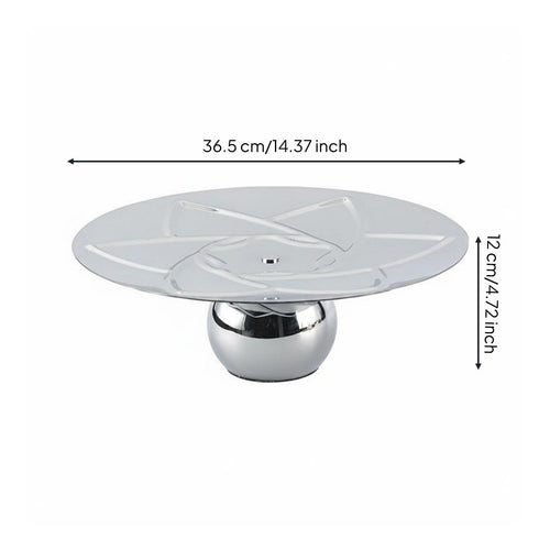 Stainless Steel Fruit Tray Multi-Purpose Metal Snack Tray Polished Edges