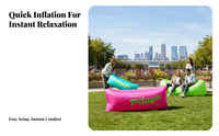 Air-Filled Lounger small Wind-Filled Lazy Bag Water resistant for trip, Families