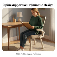 Adjustable Ergonomic academic Seat Stable Base Student Desk Chair for Study Room