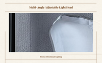 Adjustable Multi-Head Wall Sconce, Long Rod LED Accent Light