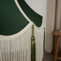 Velvet Lampshade Edges Floor Lamp Shade Vintage Design