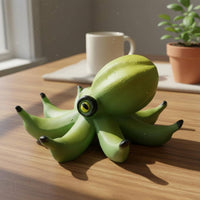 Squid Banana Ornament Creative Design Banana Squid Statue Farmhouse Aesthetic
