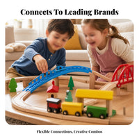 Interlocking Curved Ramp Track Plastic Arched Track Extension