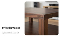 Black Walnut Audio Stand Ventilated Design Solid Wood High-Fidelity Rack Stable and Non-Shaking Wooden Audio Component Shelf for Audiophiles