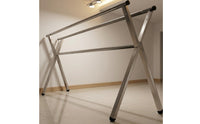 Stainless Steel Clothes Drying Rack Space-Saving Foldable Clothes Drying Rack Long-Lasting Stable for Families
