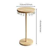 Necklace Stand with Hooks Space-Saving Necklace Holder with Hooks Stylish Jewelry Display Stand for Craft Fairs