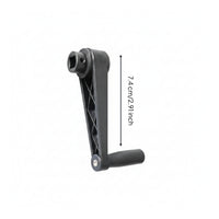 Nylon Crank Arm Foldable Machine Handle Revolving Crank Handle for Industrial Machinery, Workshop