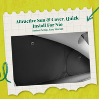 Car Window Privacy Shield, Opaque, Easy Install, Travel