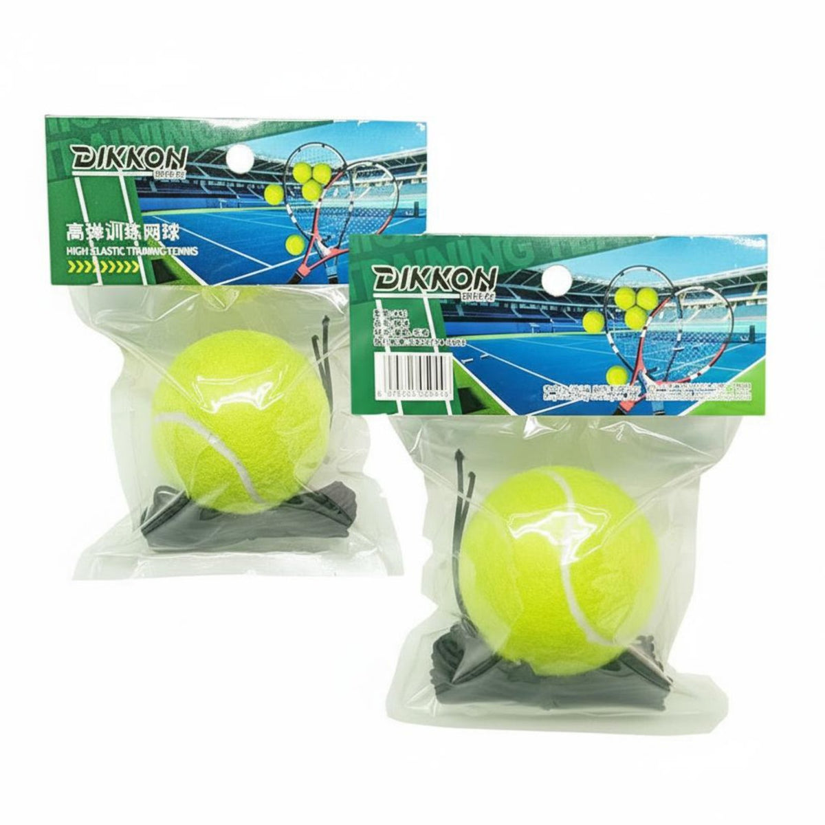 High Elasticity Tennis Ball with String Long-Lasting Rebound Tennis Ball Anti-Slip Base for Beginners, Adults, Outdoor, Backyard, Driveway