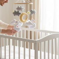 Textile Puff Crib Mobile Nordic Design Puff Crib Mobile Soothing for Infants