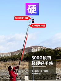 霸主飞磕鱼竿超轻硬19调12H鲤鱼鱼杆黑坑竞技手杆罗非专用钓鱼竿