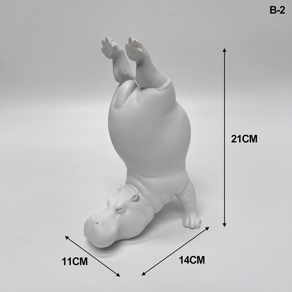 White / Yoga Hippo B
