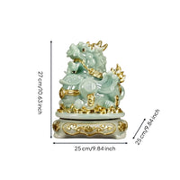 Auspicious Creature Statue Figurine Housewarming Gift Detailed Craftsmanship House Decoration