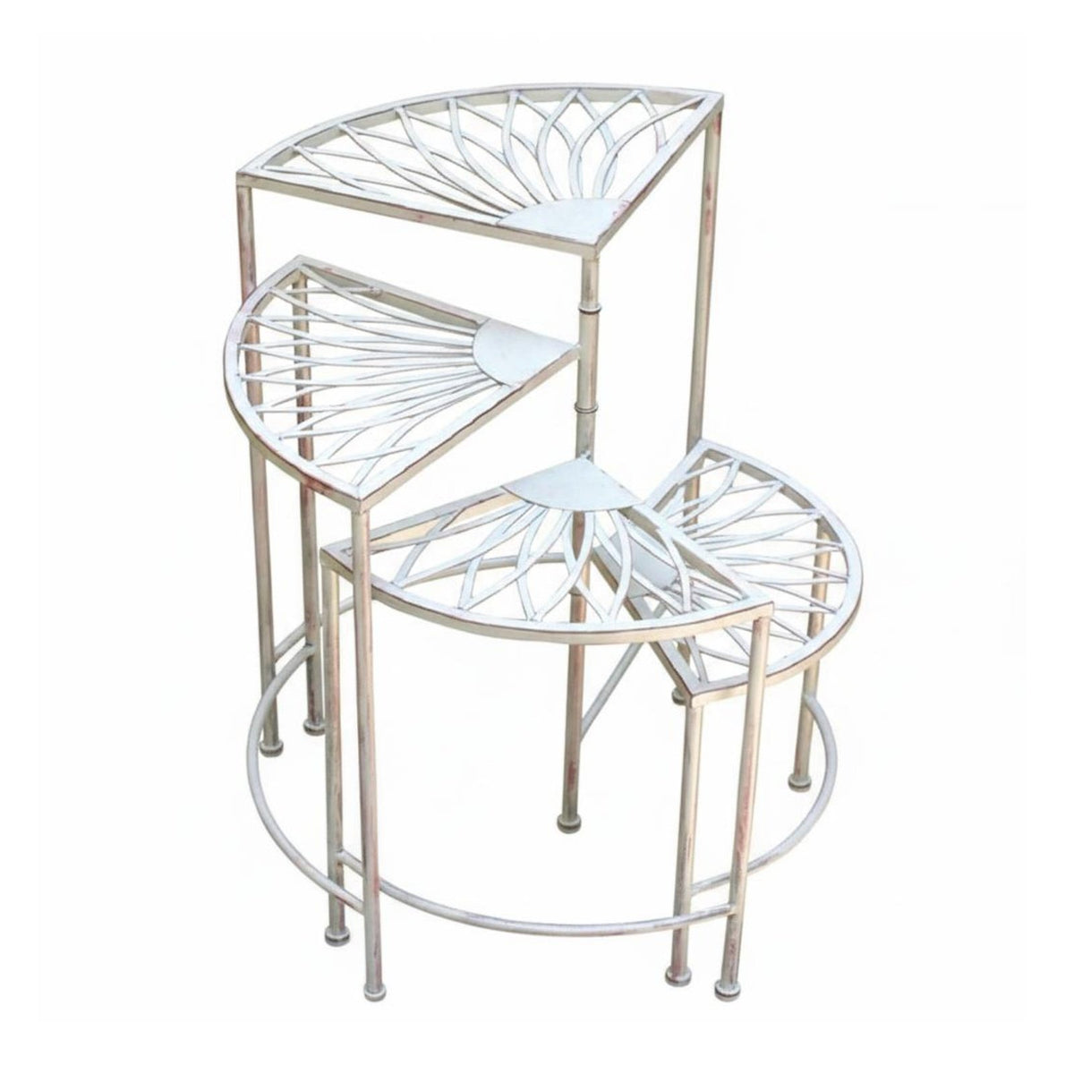 Tiered Corner Stand European design 4-Tier Corner Plant Shelf indoor/outdoor Use Space-Saving for Homeowners