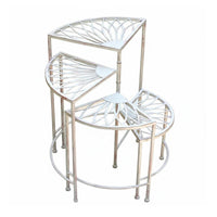 Tiered Corner Stand European design 4-Tier Corner Plant Shelf indoor/outdoor Use Space-Saving for Homeowners