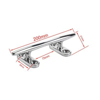 Mirror Polished Dock Cleat Extended for Yachts, Docks
