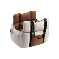 Plush portable dog booster seat