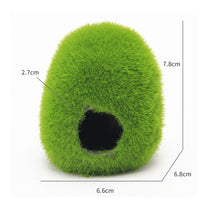 Aquarium Decoration Flocked Cave Hideout for Fish and Shrimp, Resin Craft