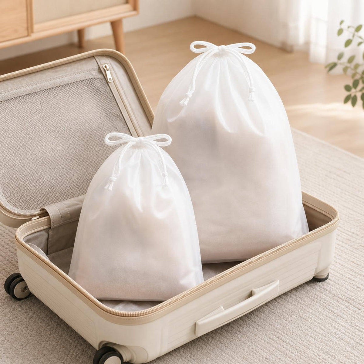 drawstring storage bags