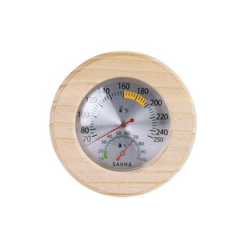Sauna Thermometer and Hygrometer Easy-to-Read for Spa
