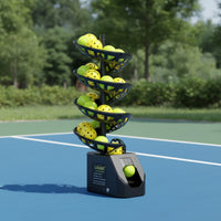Automatic Ball Feeder with Tripod Sturdy Pickleball Launcher Adjustable Pickleball Machine User-Friendly for Solo Training
