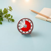 Sticky Mechanical Timer Battery-Battery-Less Round Study Timer Multi-Purpose