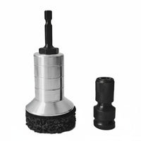 Rust Removal Brake Disc Resurfacing Tool Wear-Resistant Wheel Hub Cleaning Tool Wide Application Hub Grinder Drill Attachment Waterproof for Mechanics