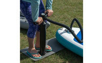 Portable Paddleboard Pump Manual Pump with Pressure Gauge Inflatable Upright for Paddleboarding