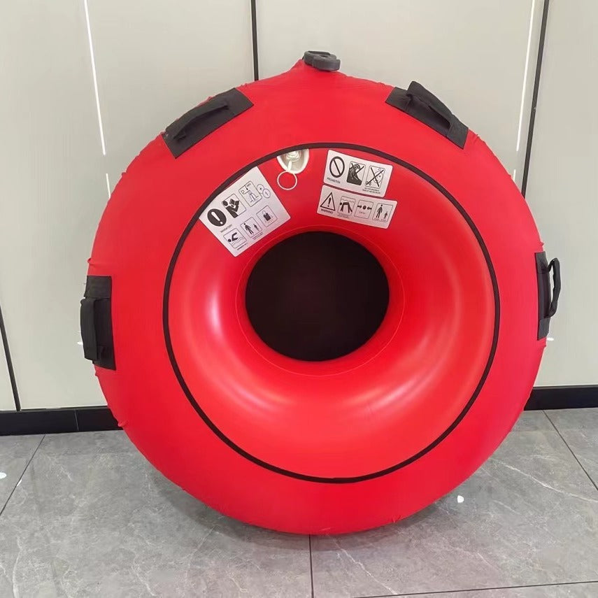 Inflatable Towable Water Tube for Adults, Single or Double, Thickened PVC, US Standard