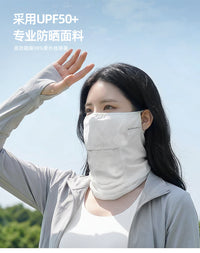 ACRUNU户外防嗮面罩男女挂耳护颈脸基尼单车骑行防紫外线脸罩装备