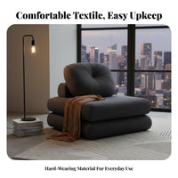 Configurable Section Armchair Removable and Cleanable Cover Upholstered Lounge Chair Lowsleek-Design Easy Assembly for Students