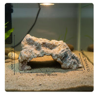 Amphibian Hiding Cave Stable Base Resin Rock Cave Waterproof for Invertebrates