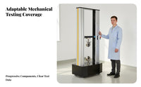 Electronic Tensile Tester Scientific Grade Universal Testing Machine High Precision Computer Managed Load Tester for Lab Technicians, Engineers