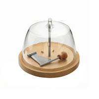 Cheese with Dome Clear Cheese Board with Dome Stable for Hosts