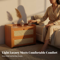 Bedside Cabinet with Drawer Light Luxury Design Bedroom Furniture Space-Saving