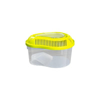 Turtle Enclosure with Lid, Portable Habitat, Basking Platform