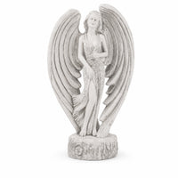Angel Figurine with Wings Resin Angel Figurine Elegant for Bookshelf, Art Lovers