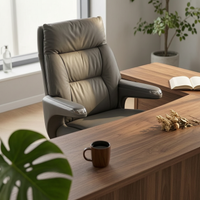 Executives Office Chair Padded Reclining Office Chair Upholstered