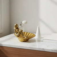 Mermaid Shell Tray Decorative Mermaid Shell Dish Multi-Purpose for Vanity