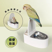 创意挂壁式浴室鹦鹉悬挂马桶 替换 食盒两用全网代发ZR