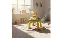 Multifunction Musical Activity Table Educational Toddler Learning Table Busy Board Design Interactive Baby Music Station LED Lights for 1-3 Years Old, Indoor