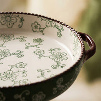 Hand-painted Cherry Blossom Ceramic Plate, 10-10.9cm