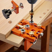 Wood Dowel Drilling Jig Aluminum Alloy Vertical Drilling Easy to Use