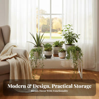 Narrow Windowsill plant storage-areasaving Countertop Rack Lightweight